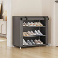4-Layer Shoe Storage Unit – Dust-Proof, Compact